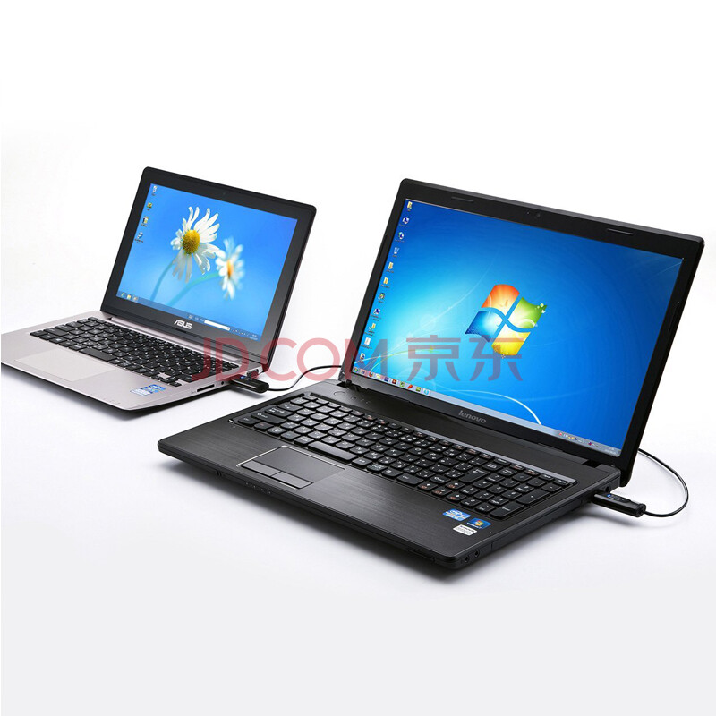 SANWA SUPPLY USB2.0电脑对拷线KB-USB-LINK3 高效实现跨电脑键鼠共享与数据迁移