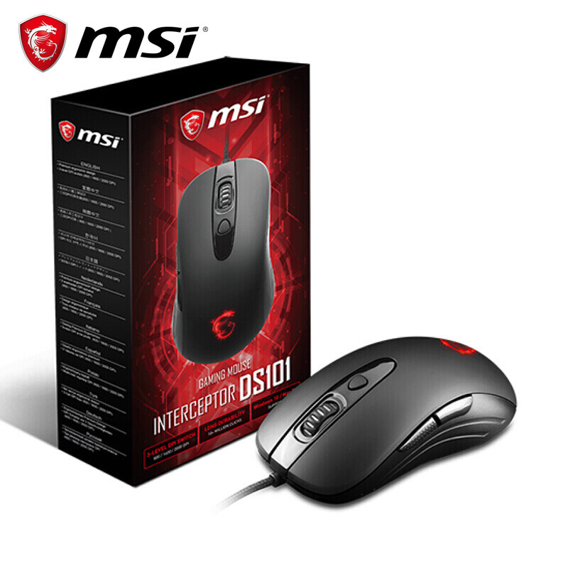 微星DS101 一款专为“吃鸡”而生的电竞游戏鼠标深度解析