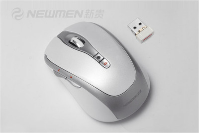 新贵无线鼠标自由豹 120MS-173OR 简约设计，自由操控，办公娱乐好伴侣